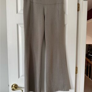 Athleta Women’s Taupe Wide-Leg Knit Pants